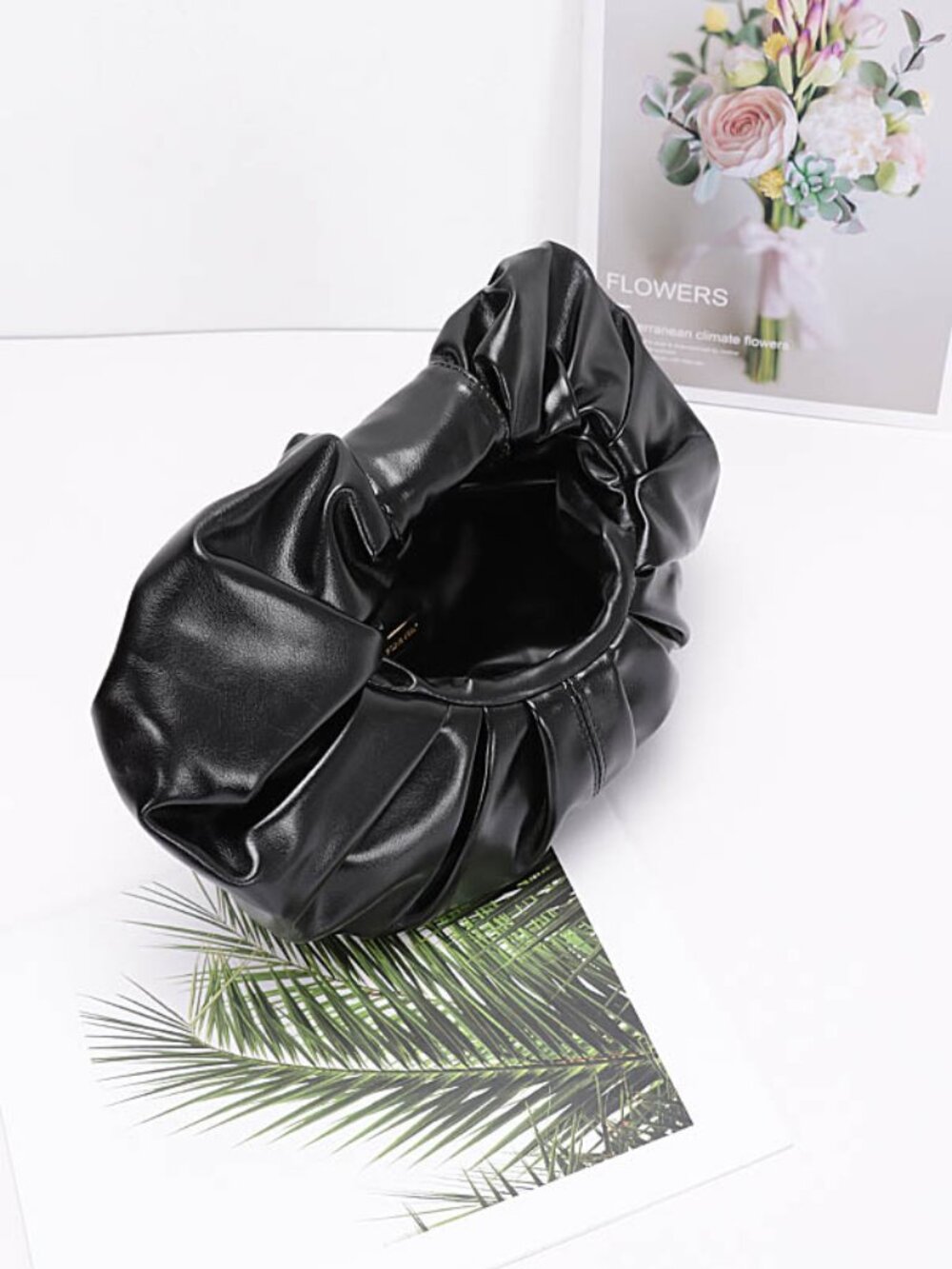 Metallic Puffy Crecsent Half-Moon - Handbag / Purse - Various Colors - NWT - Picture 4 of 16